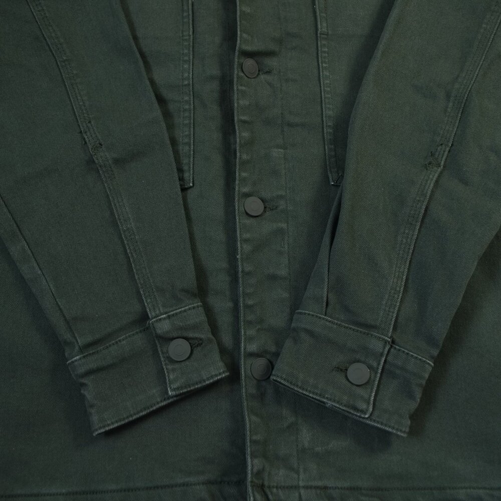 Zara green denim jacket *GUC - Picture 6 of 10